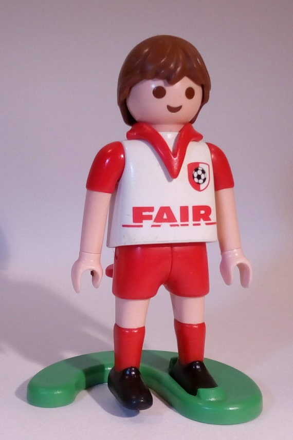 PLAYMOBIL red /Footballeur / Fair 