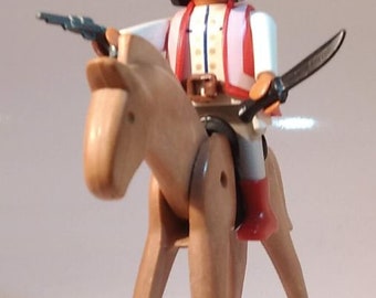 PLAYMOBIL / Indian American Cavalry Scout / Customized / without box and without instructions.