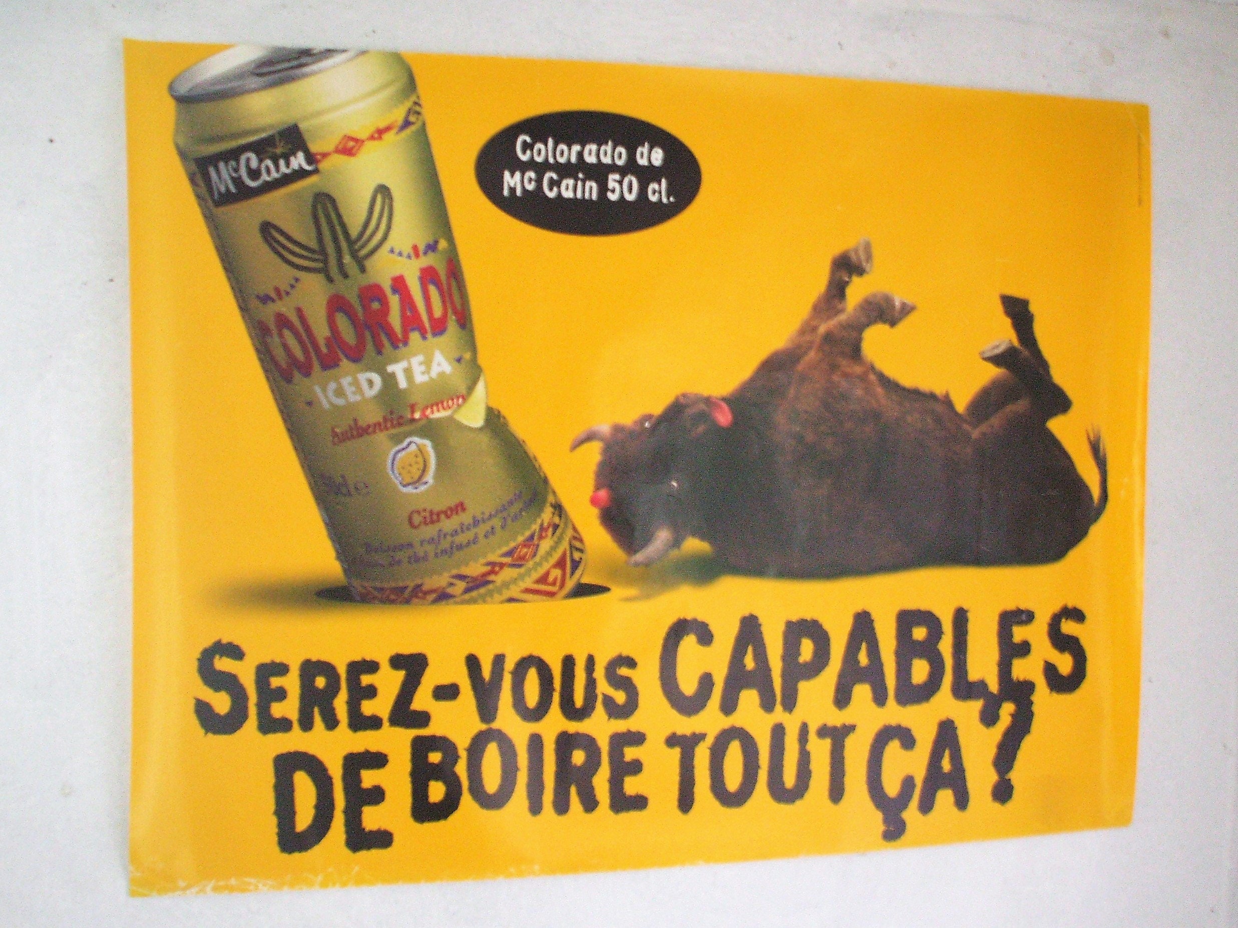 Affiche Publicitaire Mccain