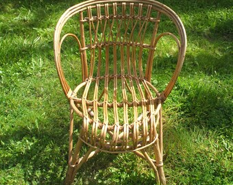 Vintage 60s Wicker Chair