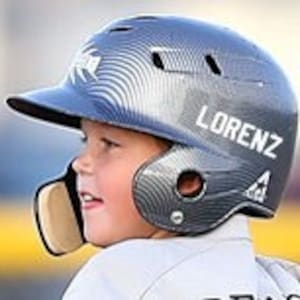 Baseball Helmet Decal, vinyl name decal, hockey, softball, football, baseball team gift, custom helmet decal, personalized helmet, gift