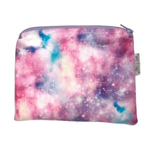 Pink Galaxy - Reusable snack bags, reusable sandwich bags, snack bags for kids, adult snack bags, reusable bag, wet bag, galaxy bag