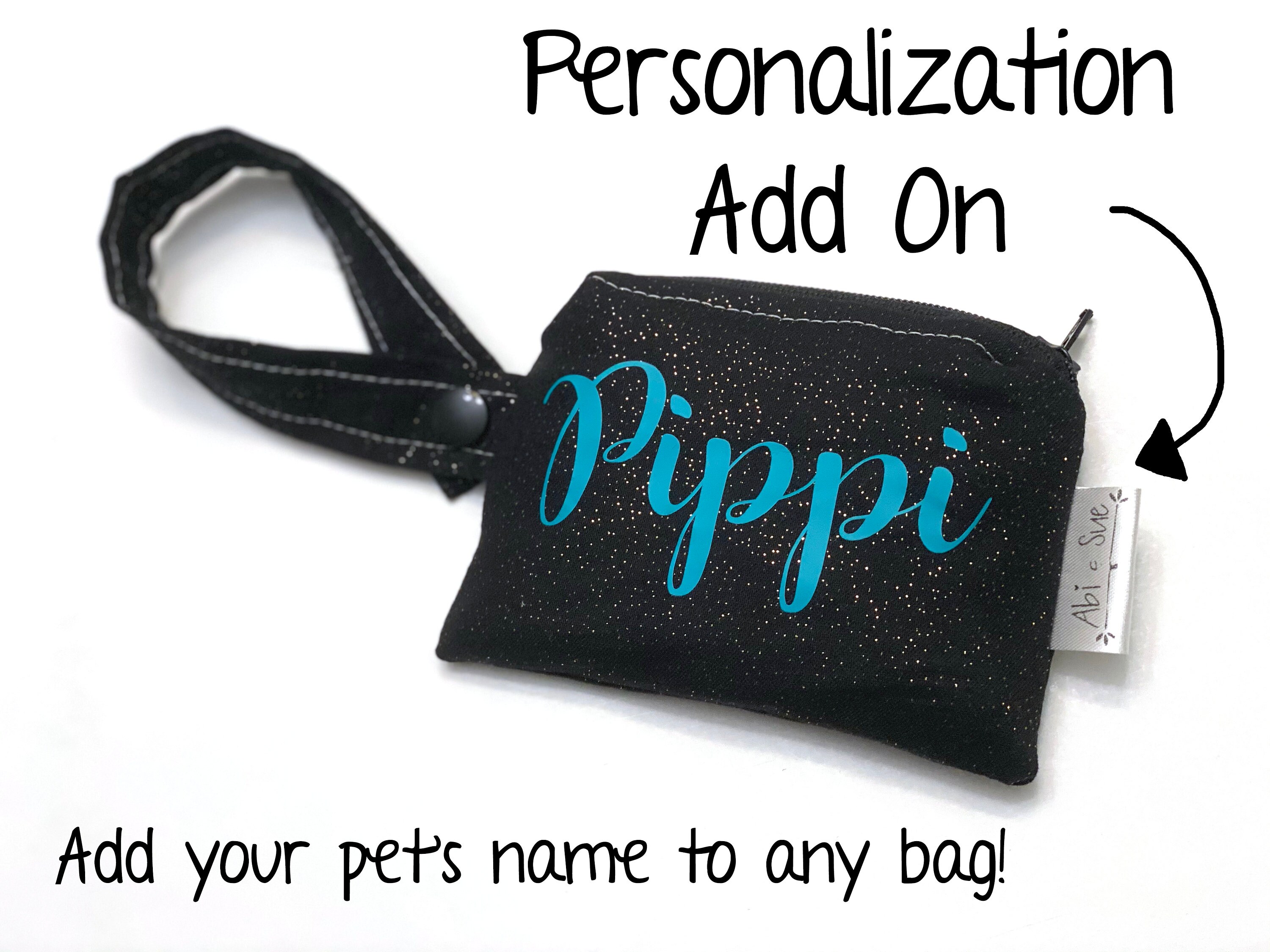 Personalization AddOn Dog treat bags leash bag dog Etsy