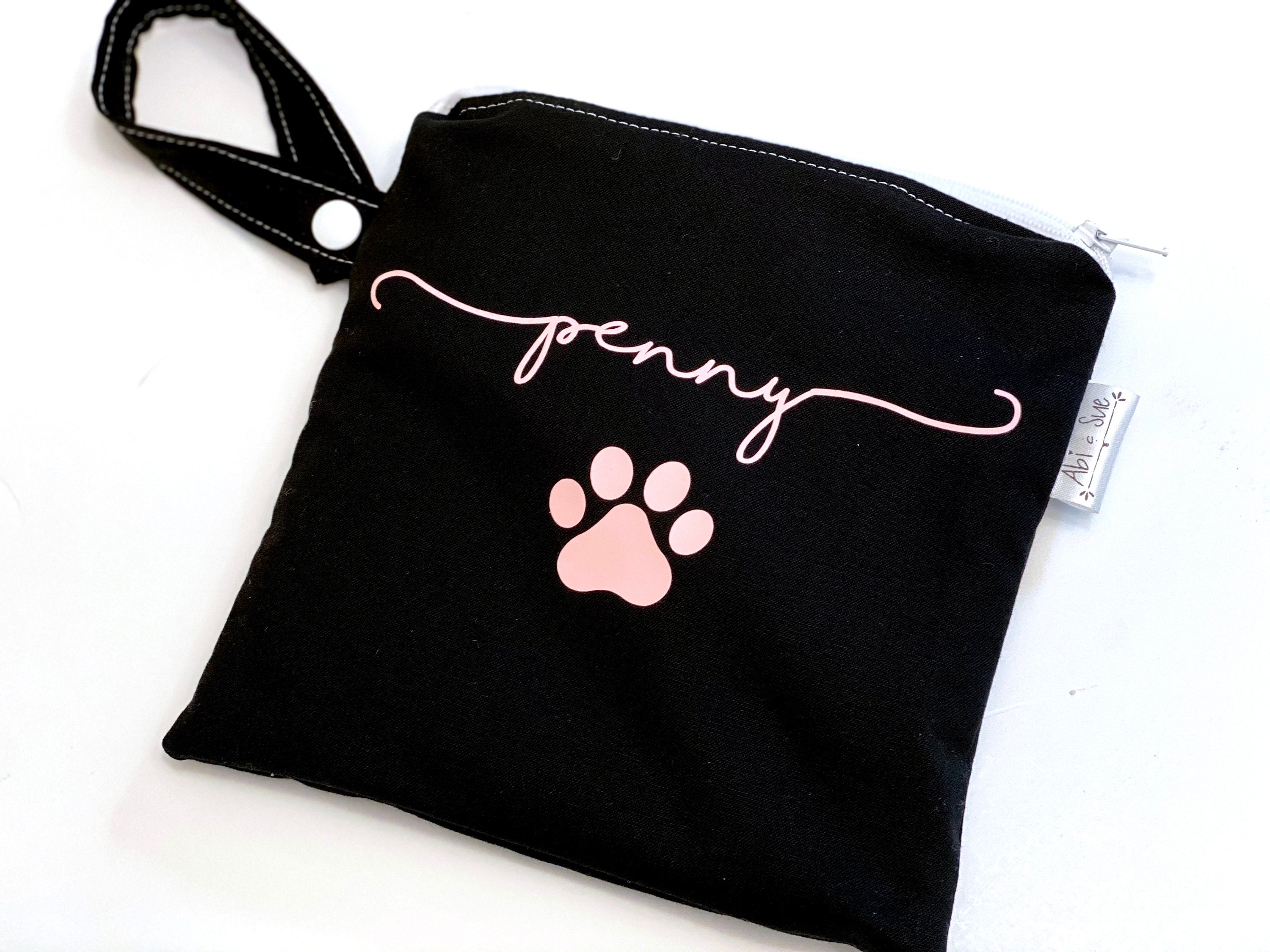 Personalized dog treat bag leash bag dog walk bag dog treat | Etsy