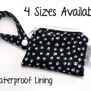Dog treat bag, leash bag, dog walk bag, dog treat pouch, dog training treat pouch, clip on treat bag, personalized dog bag, doggie daycare