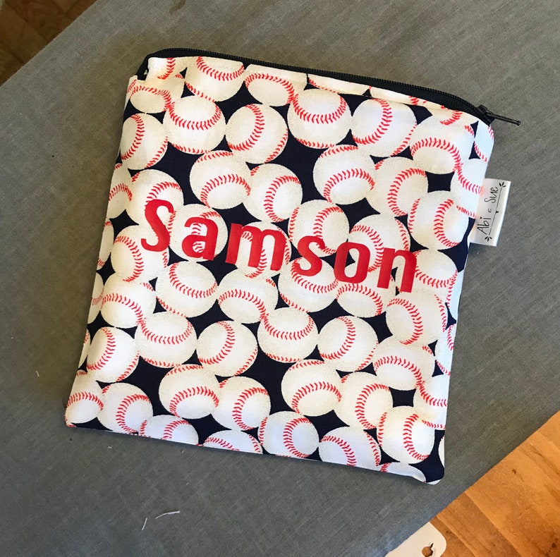 Personalization Add-On Reusable Snack Bags Reusable image 6