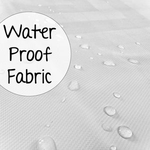 1m - ProCare® Wasserdichter Stoff, Meterware, lebensmittelechter Stoff, medizinischer Stoff, ungiftiger Stoff, Stoff für Snackbeutel, Lätzchen