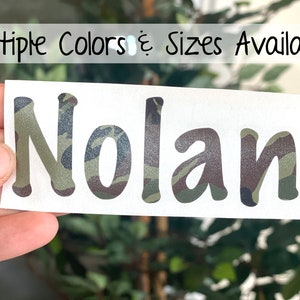Vinyl Name Decal, personalized water bottle, name labels, water bottle stickers, tumbler decal, back to school, name decal, name stickers