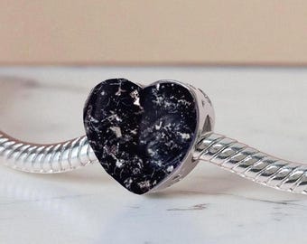 Personalised Ashes Charm, Memorial Remains Urn, Pet, Hair, Gift Keepsake Jewellery Silver Stainless Steel Loving Memory, European Compatible