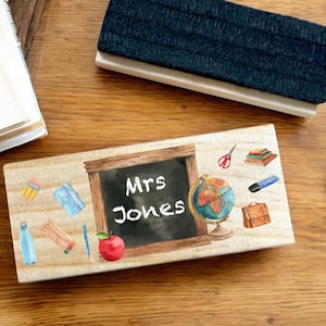 Borrador de pizarra personalizado, goma de borrar, regalo para profesores, pizarra blanca, pizarra negra, pizarra. Agradecimiento, regalo de fin de año. Mejor profesor. Guardería