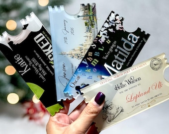Biglietto acrilico personalizzato, evento, biglietto concerto, regalo di Natale, souvenir, regalo di compleanno, regalo di Natale, personalizzato, concerto, spettacolo