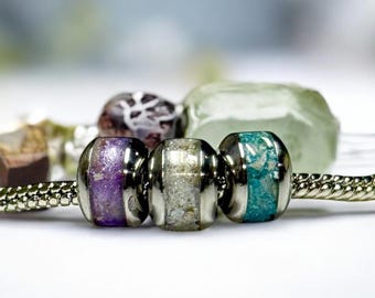 Dije conmemorativo de pelo personalizado, preservación, urna, cuenta, cenizas de mascotas, cuenta de ceniza, regalo, memorial, piel, cremación de perros y gatos, compatible con Europa.