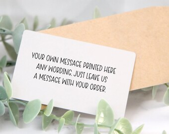 Tarjeta monedero personalizada de aluminio Your Message Wallet, metal plateado, recuerdo de tarjeta de memoria fotográfica, San Valentín, Día de la Madre o del Padre