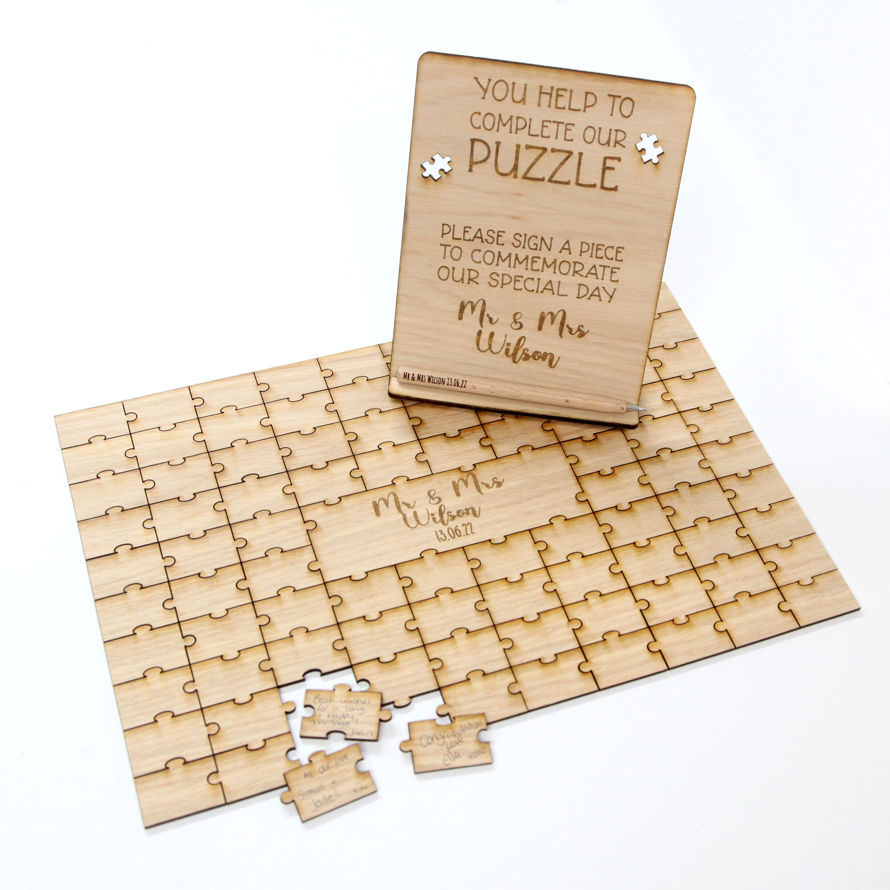 Personalised Puzzle Guestbook