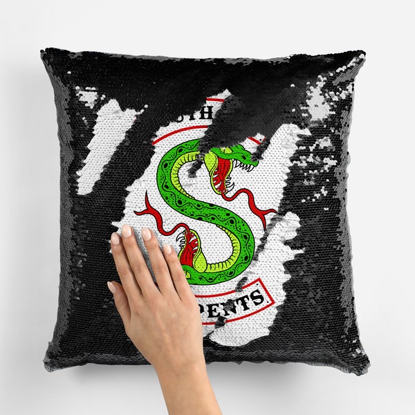 Personalised Riverdale Southside Serpents Sequin Pillow Cushion Cover Mermaid Reveal Magic Gift Jughead Archie Betty Veronica