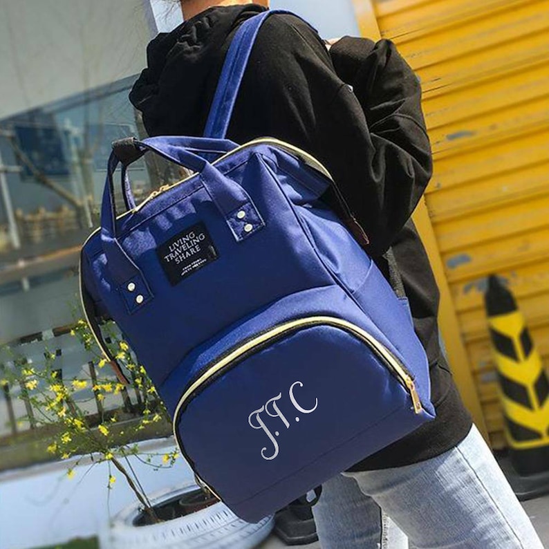 Personalised Baby Changing Bag Nappy Diaper Bag Backpack Etsy