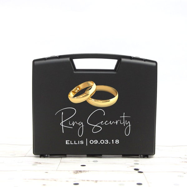 Personalised Ring Security Ring Bearer Wedding Ring Box Case Briefcase Favour Page Boy Gift Bridesmaid Flower Girl Activity Pack Sunglasses