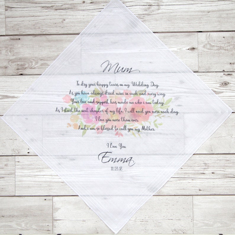 Personalised Mother Of The Bride Or Groom Print - Unique Wedding Gift Idea