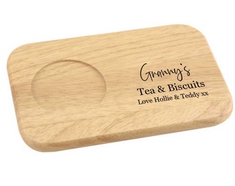 Tavola personalizzata per tè e biscotti, coffee cake board, riempitivo per calze natalizie, Babbo Natale segreto. Regalo per lei, divano vassoio, nonna mamma