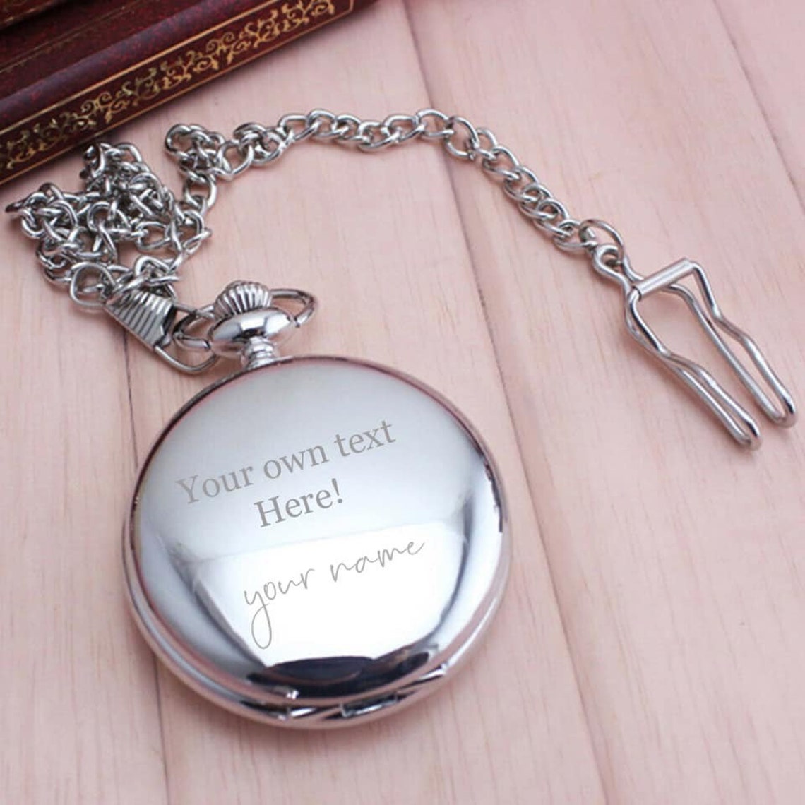 Personalised Pocket Watch Best Man Gift Father of the Groom Etsy