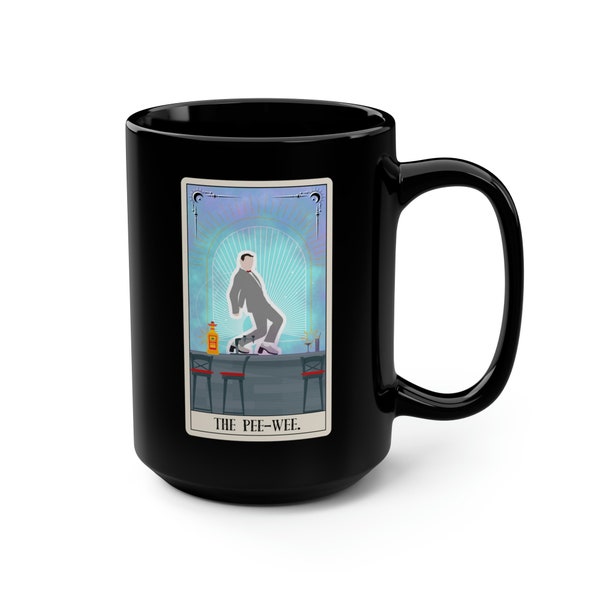 The Pee-wee Tarot Card Mug | Pee wee Herman | Gift for Fan | Coffee Tea | Large