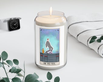 Pee Wee Tribute Spice Scented Candle, 13.75oz | Gift for Paul Reubens Fan