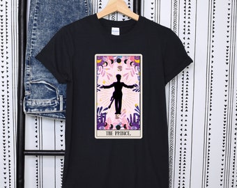 Camiseta de la carta del Tarot del Príncipe, camiseta del Príncipe, Minneapolis, Minnesota, camiseta del Príncipe, camiseta divertida del tarot, camiseta divertida del Príncipe, tributo al Príncipe