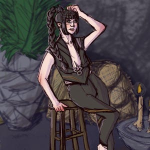Stampa cartolina di Shadowheart Baldur's Gate 3 4 x 6