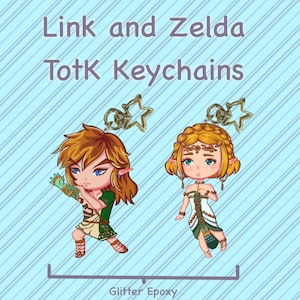 2.5 Legend of Zelda Tears of the Kingdom Acrylic Keychain