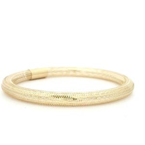 Stretch Mesh Bracelet In 14K Yellow Gold