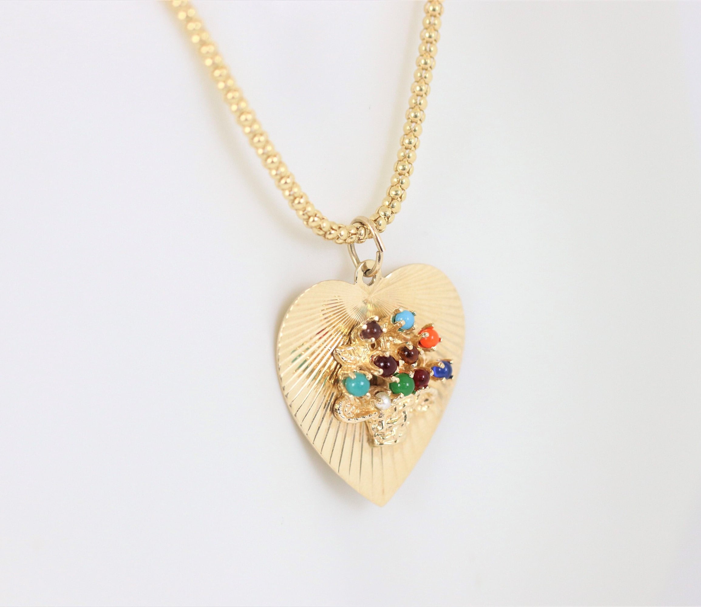 ネックレス・ペンダント STONEHENgE Luvit 14K Heart Necklace Amazon.com: Natural Diamond Angel & Devil Heart Pendant