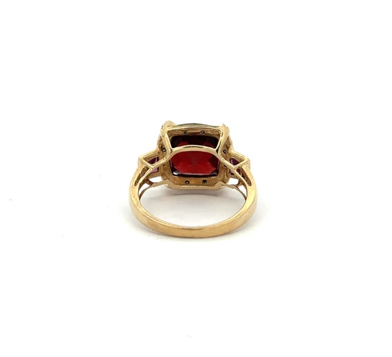 Vintage Garnet Ring In 10K Yellow Gold - image 4