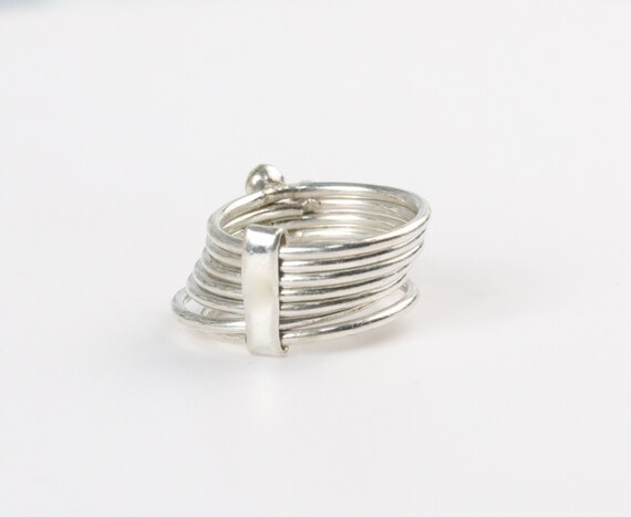 Stacking CZ Crystal Bezel Set Ring - image 4