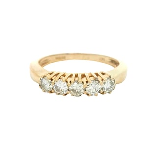 Diamond Ring In 14k Yellow Gold