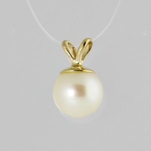 Pearl Pendant Necklace, 14k Gold Jewelry