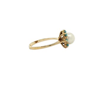 884 Pearl Turquoise Ring main image 1