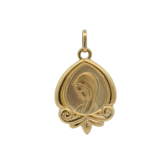 Mary Pendant In 14K Yellow Gold - image 1