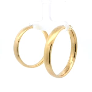 Hoop Earrings in 18k Yellow Gold