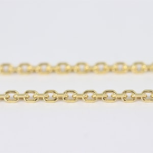 Cable Chain In 14K Yellow Gold
