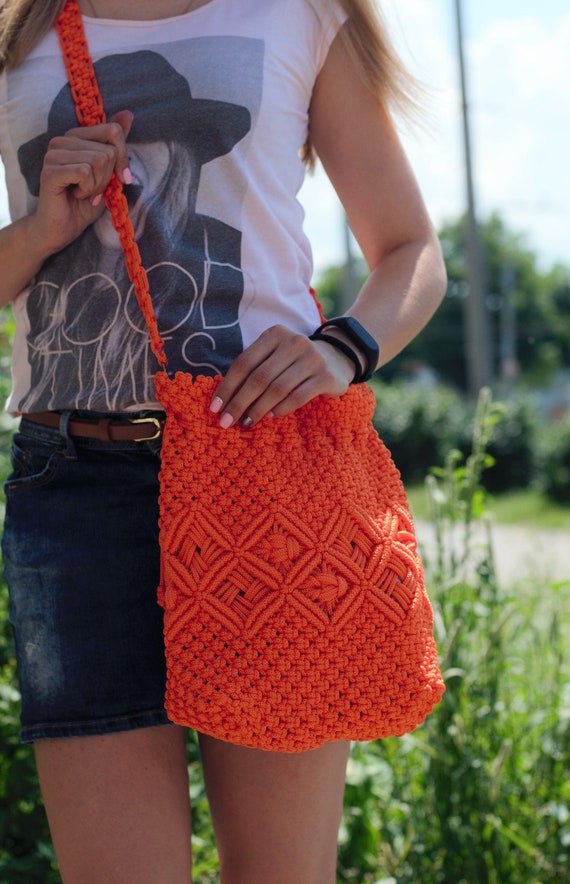 macrame bag etsy