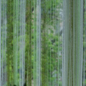 Thread curtains. Curtain with lurex 3mx2.8m. Door curtain. Window curtains window treatment Room divider curtain. Filament curtain. 7