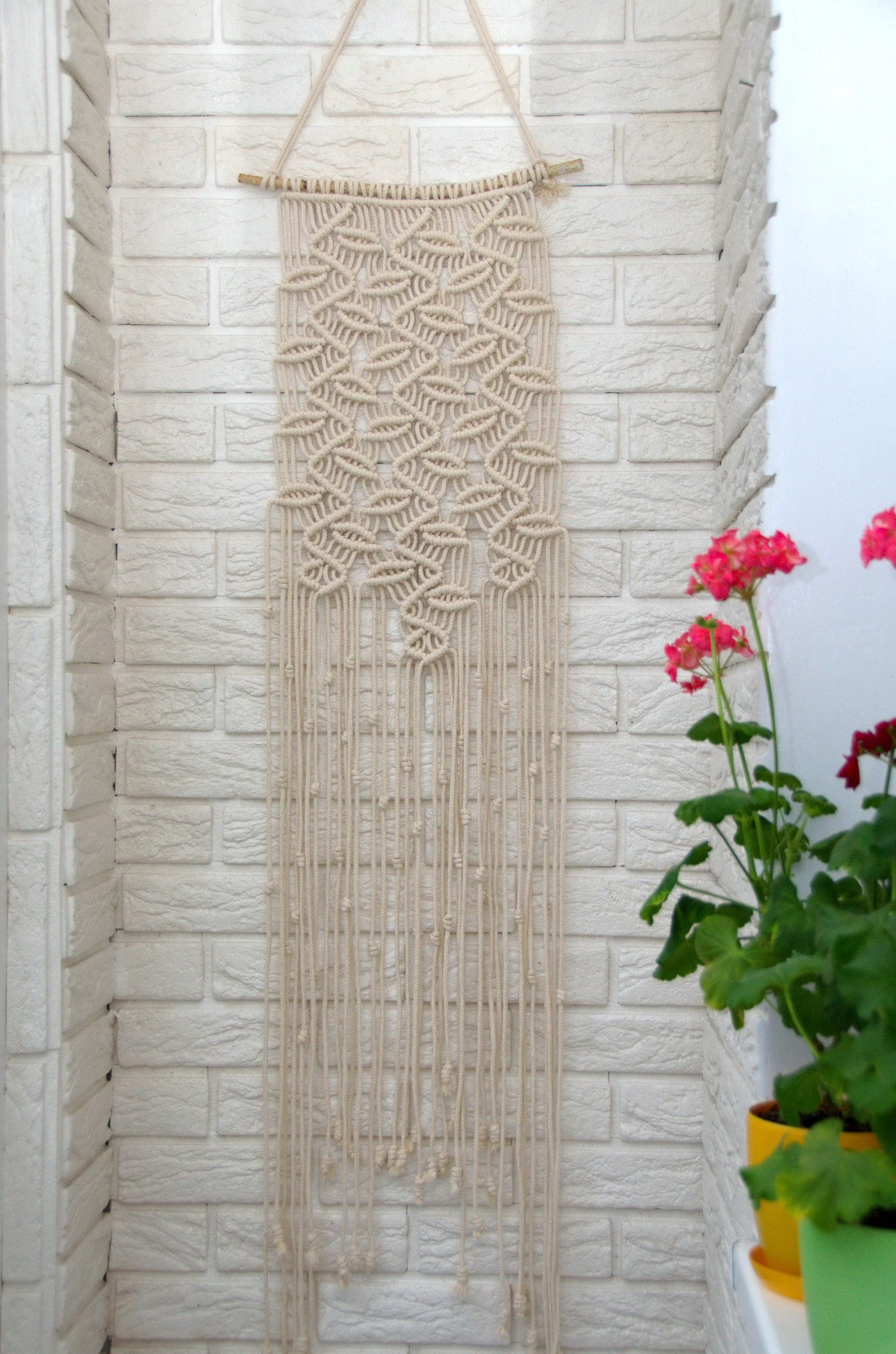 Macrame wall hanging Home Decor Wall Decor Macrame Etsy