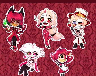 Hazbin Hotel Stickers - Etsy
