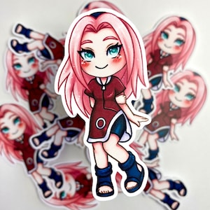 Pink Ninja Sticker