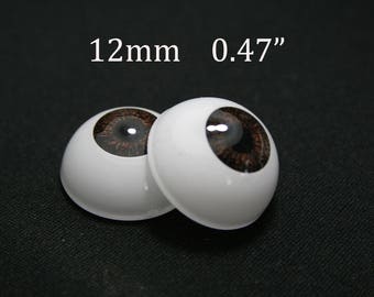 REBORN DOLL Full Round 20 mm Real Eyes Ocean Green ~ REBORN DOLL SUPPLIES