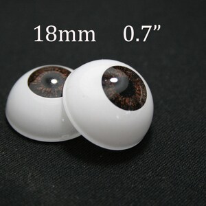 BJD eyes 18 mm-21/32&quot; 1 pair Doll eyes, Acrylic reborn doll eyes