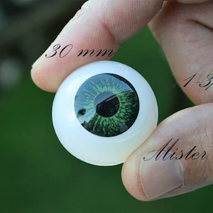 Reborn eyes 30 mm-one pair- reborn, doll, eyes for bjd, dollfie