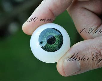 Reborn eyes 30 mm-one pair- reborn, doll, eyes for bjd, dollfie