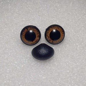 Safety Eyes Transparent Brown (2 pieces) 