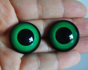 Safety Eyes 12-14-16-18-20-22-24mm for Teddy Bear Doll Amigurumi Doll Crochet Toy Crafts Plastic Animal Cat